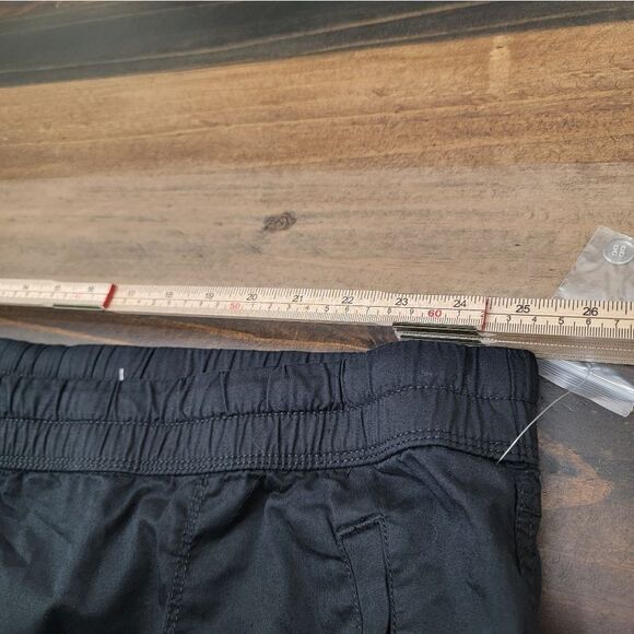 Sonoma Comfort Waist Utility Capri Pants Cotton Waistband Black Plus Size 28W - Picture 9 of 11